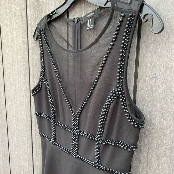 Forever 21 Beaded Mini Dress - Picture 4 of 9